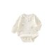 Baby Boys and Girls Baby Wrap Fart Clothes Jacquard Pure Cotton Class A Climbing Wear Long Sleeve Cardigan Baby Spring Triangle Hats