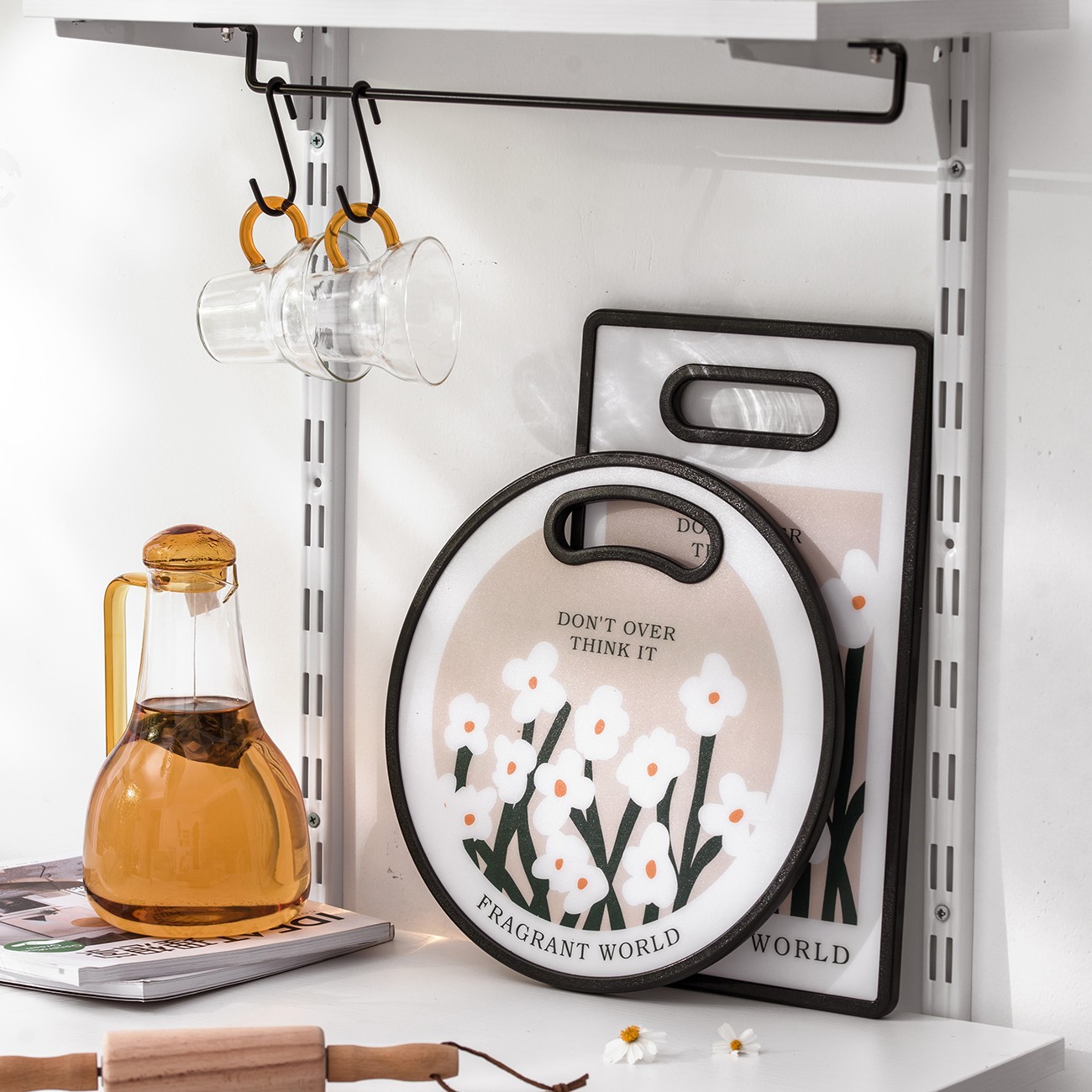 Mildlife original TikTok Net rojo creativo PP tabla de cortar fruta tabla de cortar suplemento de alimentos para niños tabla de pan vegetal