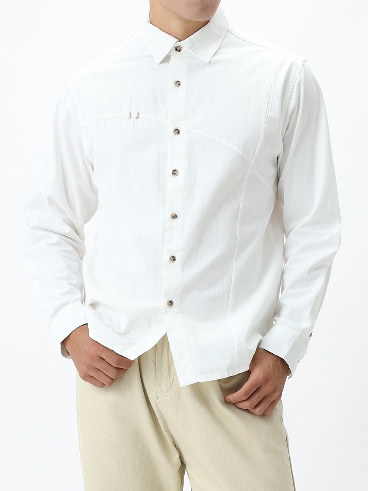 Camisas de algodón para hombres, camisas de algodón para hombres, mangas largas, casuales, versátiles, camisas de algodón para hombres, camisas de algodón para hombres