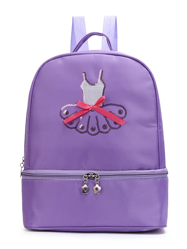 Nuevo paquete de baile infantil coreano bolsas de almacenamiento bolsas de baile latinas bolsas de gran capacidad de hombro de mujer mochila de baile impresa LOGO