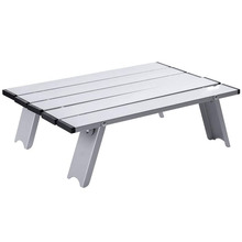 迷你桌轻铝板可折叠野外露营铝合金便携电脑桌轻巧户外餐桌烧烤桌