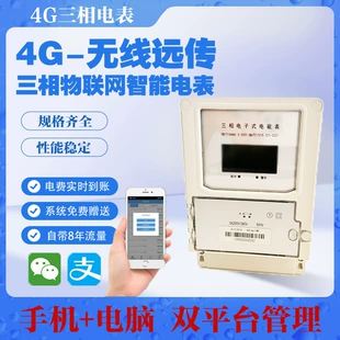 Трёхфазный счётчик с предоплатой 4G Bluetooth RS485