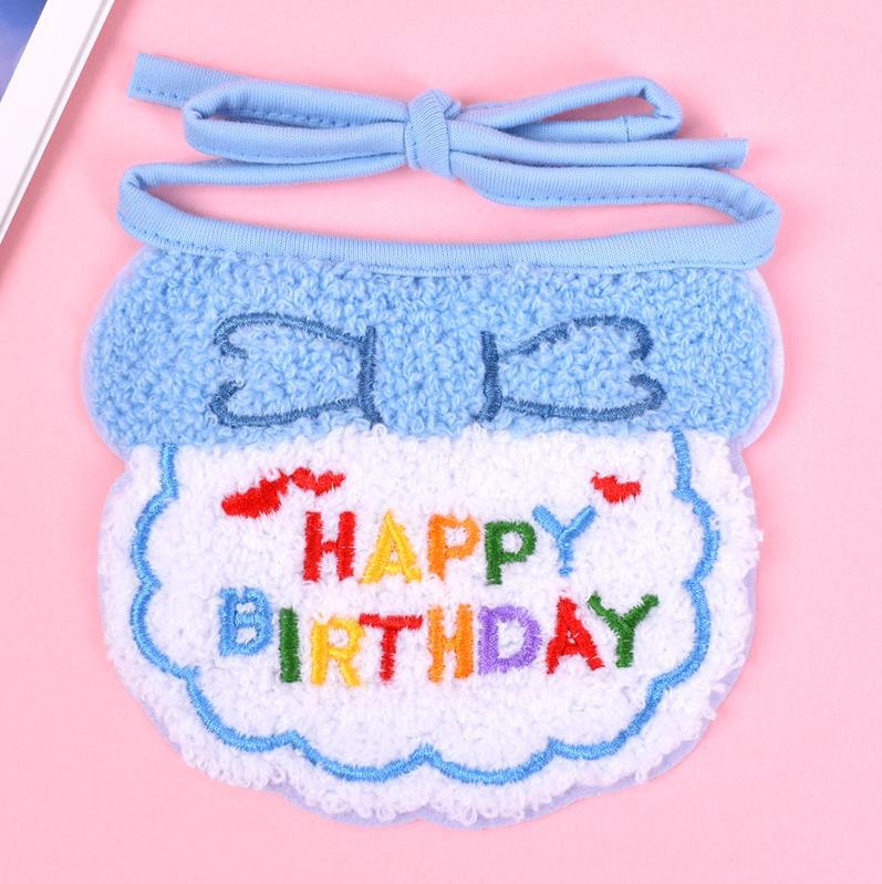 宠物狗狗猫咪生日派对装饰装扮围脖拍照道具围巾帽子围兜蛋糕蜡烛|undefined