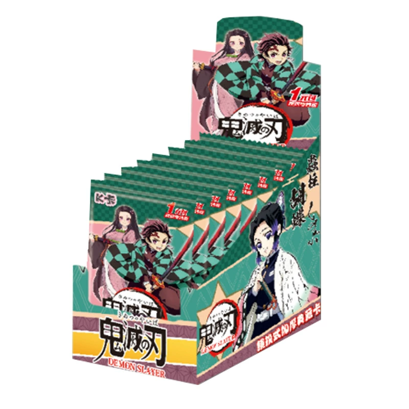 Смешное культурное творение — Demon Slayer: Kimetsu no Yaiba 4 Город Летнего Светляка Анимационная карточка фильма периферийная блочная карта открытие оптовая игра