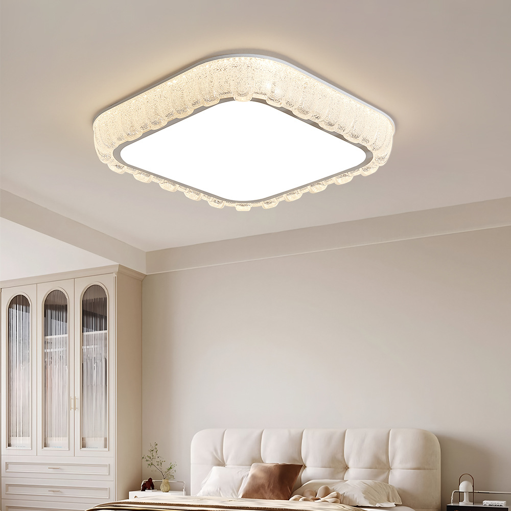 Luz de techo de protección de ojos de espectro completo, lámpara de sala de estar, lámpara principal, lámpara de dormitorio simple, lámpara de decoración para el hogar, lámpara de montaña