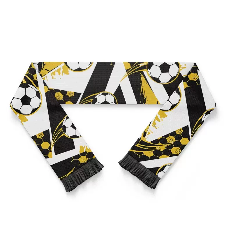 高端定制 秋冬围巾足球围脖球迷纪念用品百搭保暖长款厂家直供