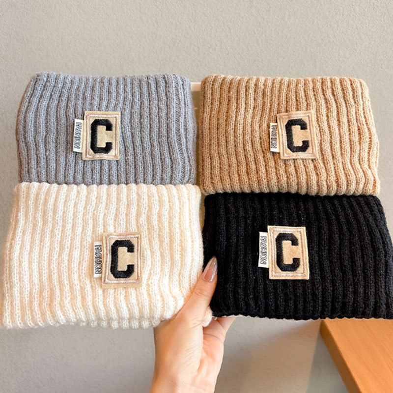 Niños de lana de punto correa de cabello niñas otoño y invierno calentamiento protección de la cabeza correa de cabello de borde ancho correa de cabello para niñas pequeñas correa de cabello universal