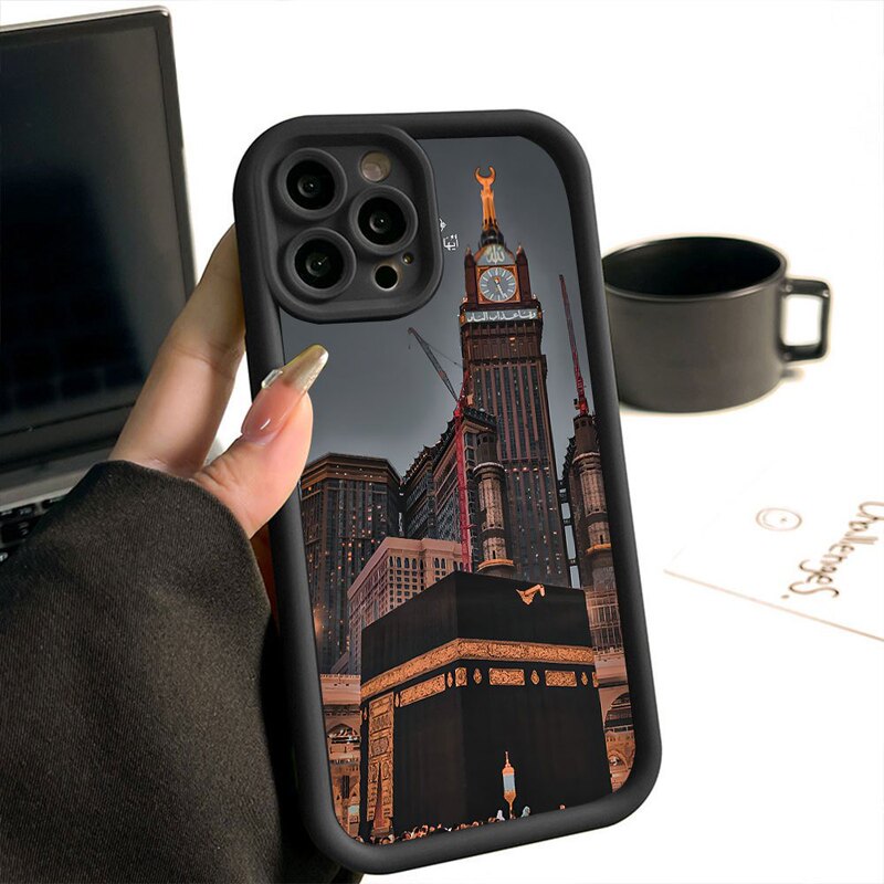 Artistic Architecture Suitable for Apple 16Plus Mobile Phone Case Iphone14/15/16 Silicone 13Pro Soft 16 Anti-Fall X