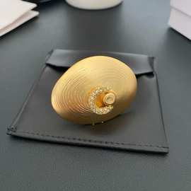 夏帕瑞丽Schiparelli复古椭圆不规则开口戒指vintage个性风潮指环