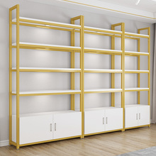 超市货架落地置物架多功能货柜简易样品架产品陈列架化妆品展示r&