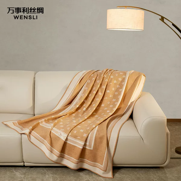Wensli Silk Soft, Comfortable, Warm and Care for Skin High-end Yarn Jufu Blanket