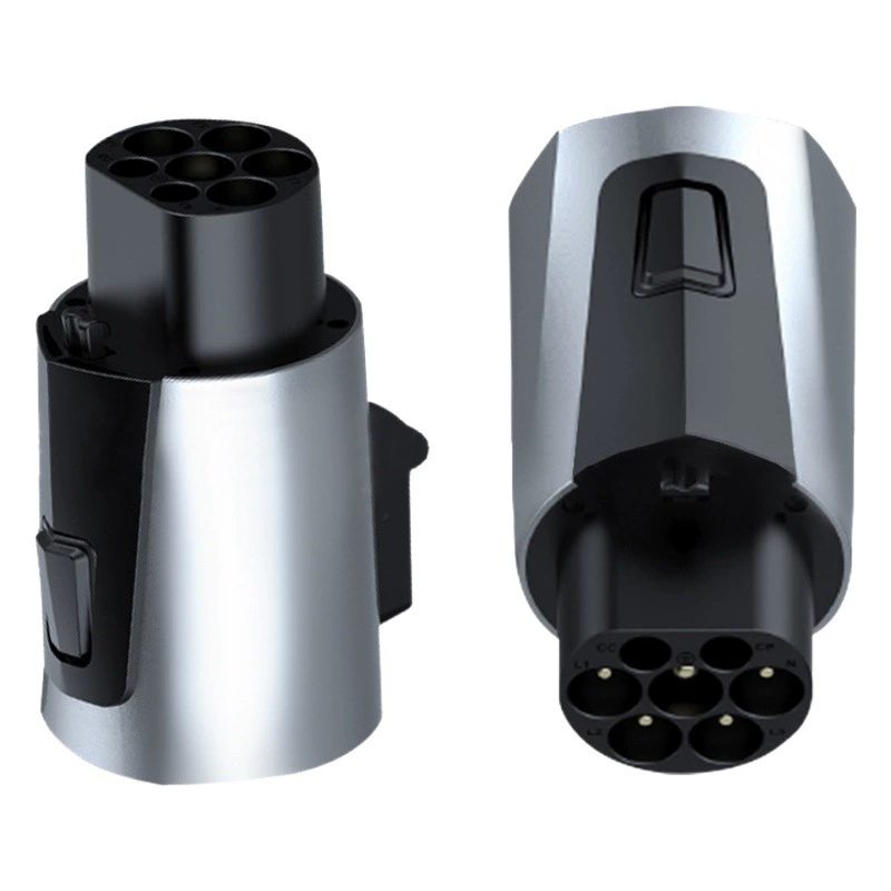 Новая энергетическая зарядная свая Европейский стандарт на национальный стандарт Автомобильное зарядное устройство Зарядное устройство типа 2 в Переходную головку GB/T