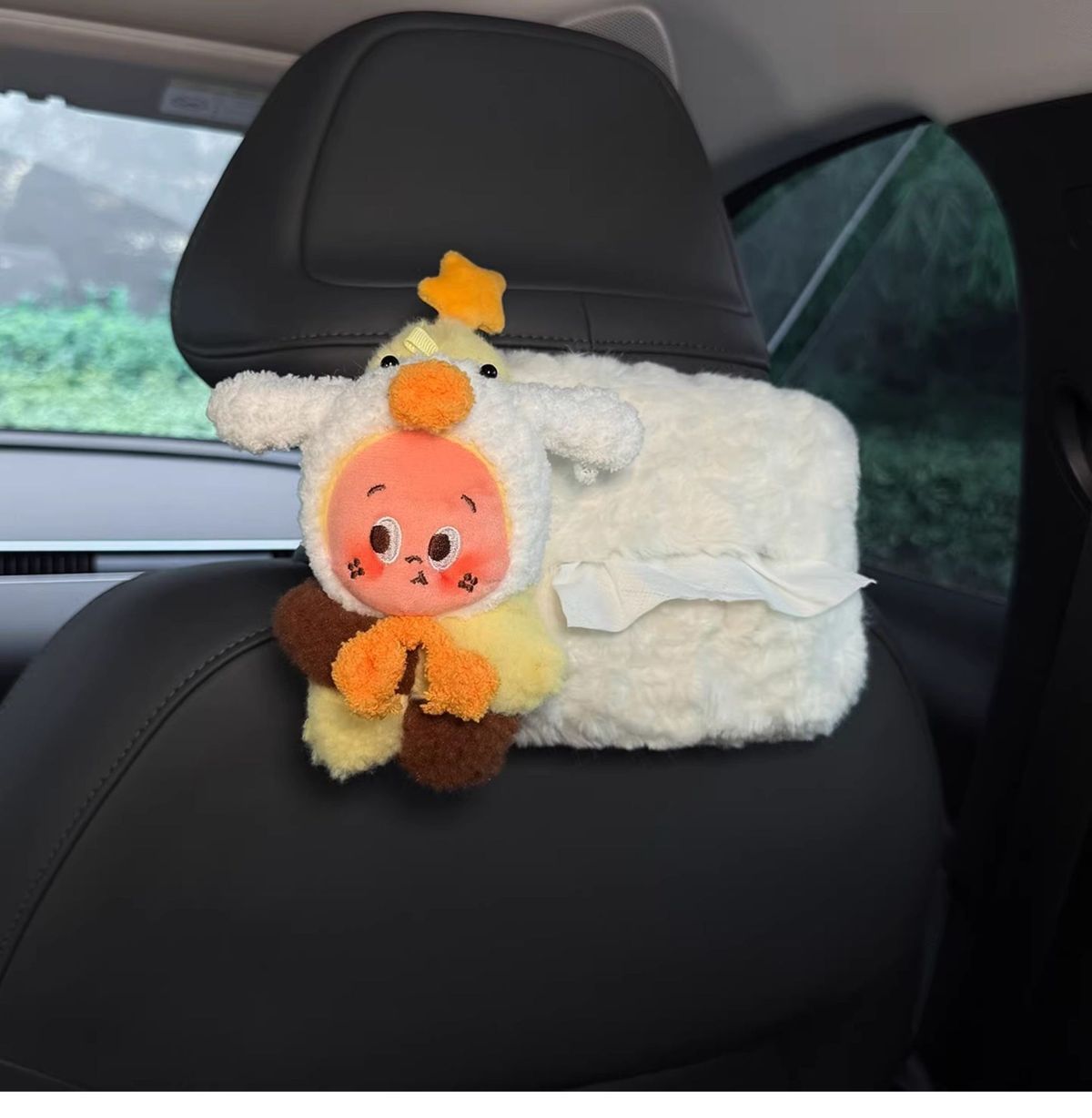 Starman Car Tissue Box 2026 New Model Car Rear Seat Headrest Hanging High-end Hanging Bag for Women