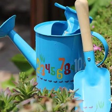 园艺小型家用宝宝儿童多彩铁皮洒水壶浇花浇水壶水桶花艺插花装饰