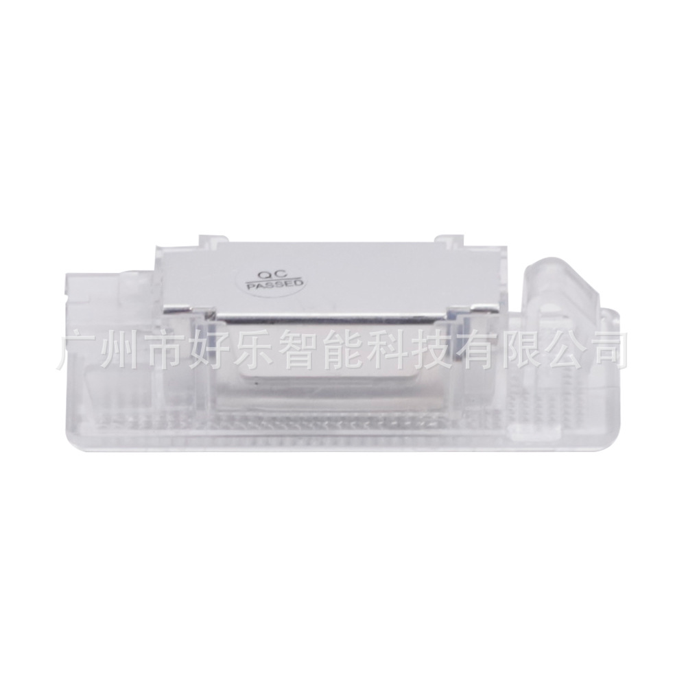 Suitable for BMW E39 LED license plate lights, transparent model, always-on white light, car license plate light replacement