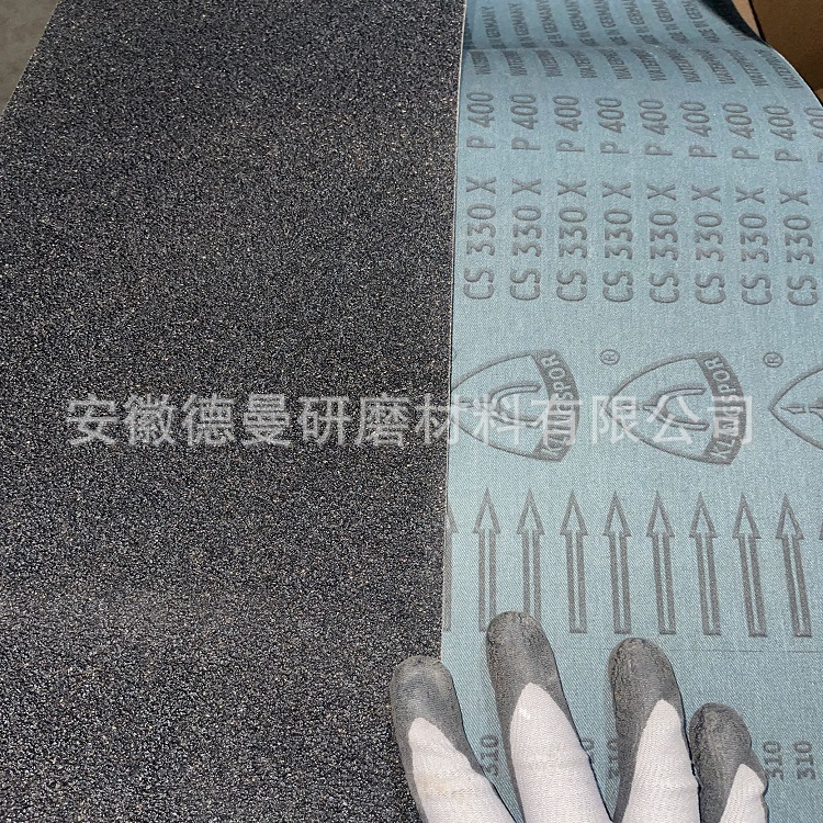 德国金世博Klingspor CS330X软木砂带  不锈钢刀剪镜面抛光带