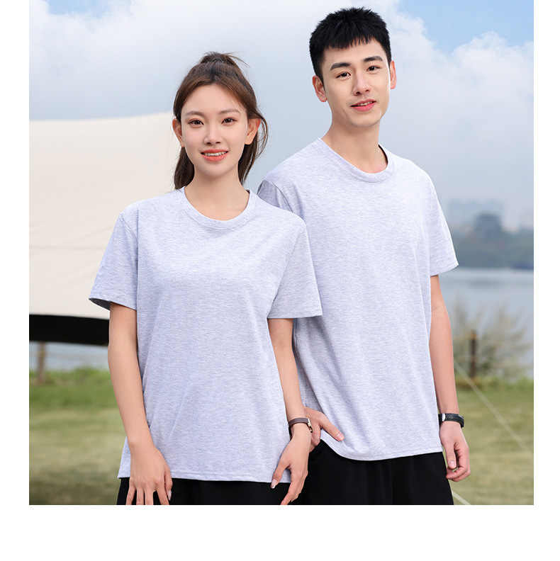 纯棉t恤定制印logo