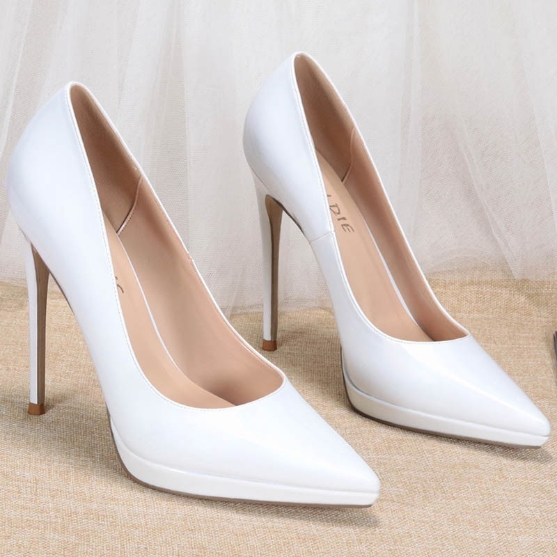 Summer high heels platform pointed-toe