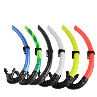 Breathing Tube free diving adult snorkeling free diving non-silicone full dry straw wet PVC breathing tube diving