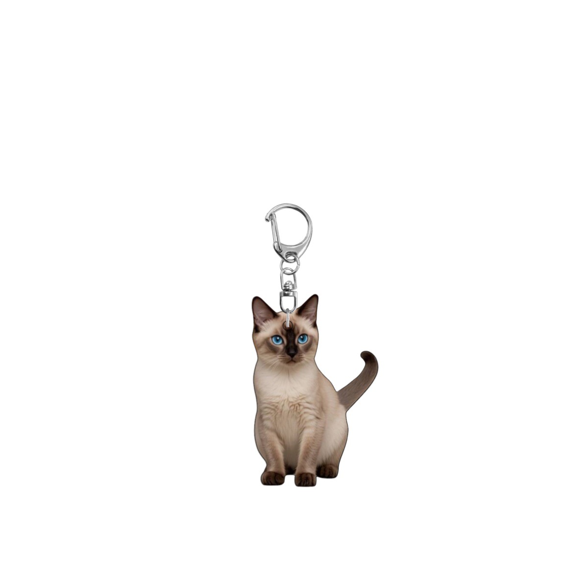 Daily Occasion Cute Cat Arylic Unisex Keychain