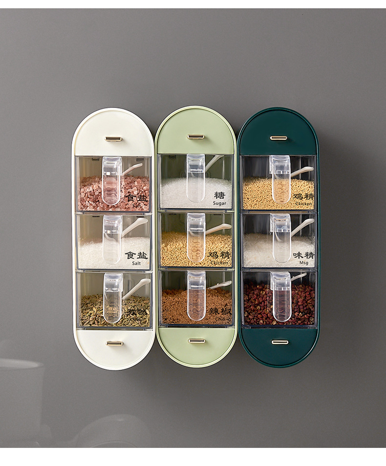 Wall-Mounted Spice Organizer