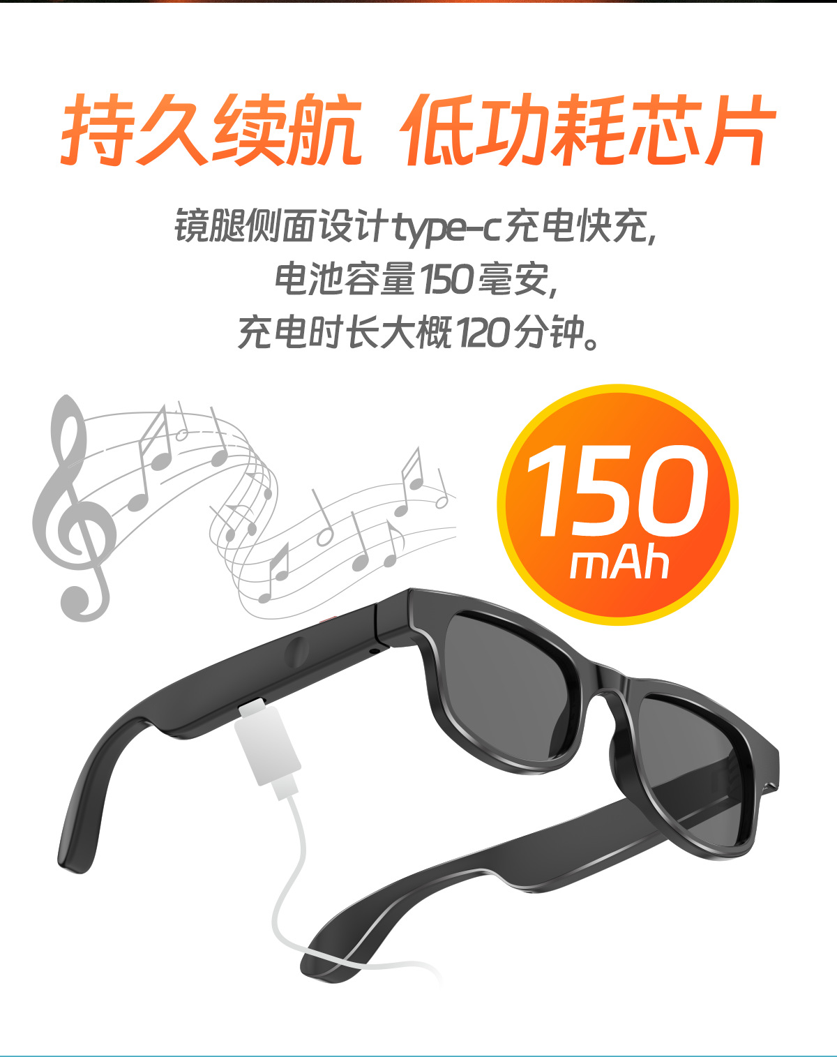 Kaynak AIMB-V3 akıllı gözlük sesli asistan Bluetooth çağrı moda gözlük açık hava spor güneş gözlüğü