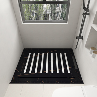 Shower room full-body rock plate bathroom waterproof pedal shower floor drain sunken non-slip stone slate
