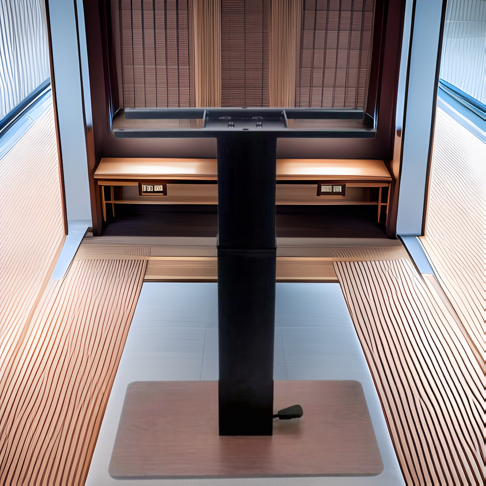 B22脚踏式榻榻米升降机榻榻米升降器茶几升降桌桌面铁简易升降架