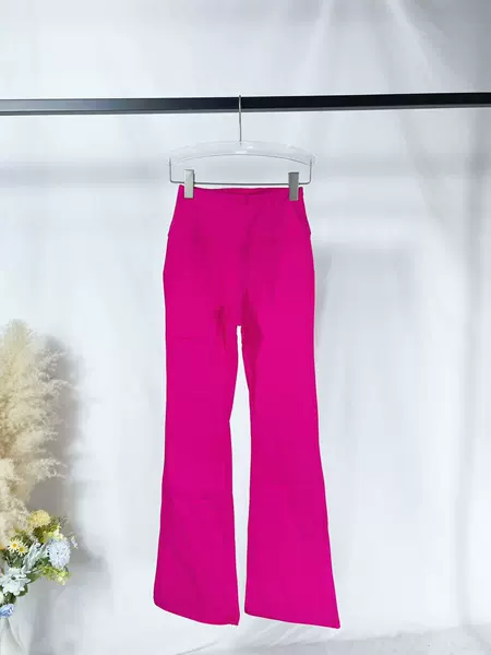 Flared plum pants