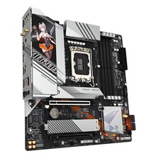 GIGABYTE雕妹B760M AORUS ELITE AX-P台式电脑PC主板适用LGA1700