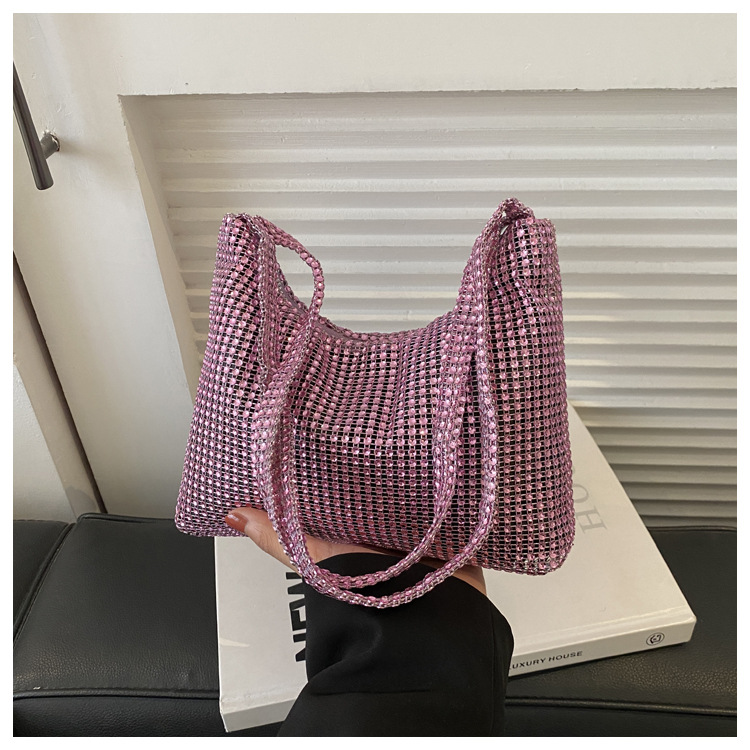 172g Weight Sewing Thread Fashion Element Zipper Closure Type Single Shoulder Strap Strap Type Underarm Bag Bags Type Daily, Shopping Occasion Pu Leather Material Solid Color Pattern All Seasons Season Women's Gender Streetwear Style Square Shape Small Size Women's Small Pu Leather Solid Color Streetwear Sewing Thread Square Zipper Underarm Bag 2