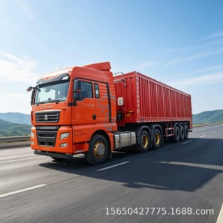 平移式推送车 砂石料运输车 智能输送带自卸车 平稳自卸車牵引