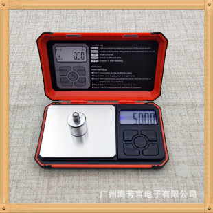 High-precision 0.01 jewelry scale with weight Gold gram scale portable pocket scale Medicine special scale Cordyceps Bird's Nest scale