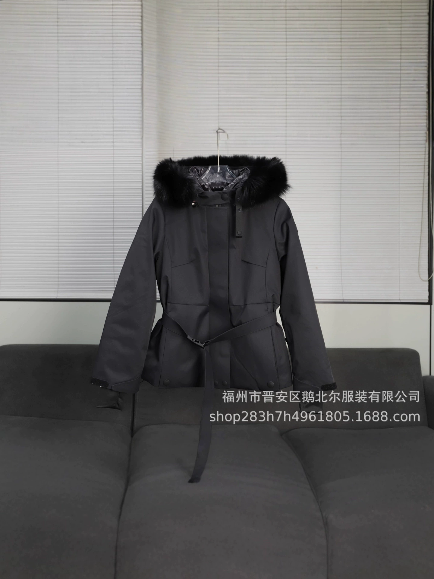 Ski ski suit, down jacket, short coat, slim fit, increased thickness