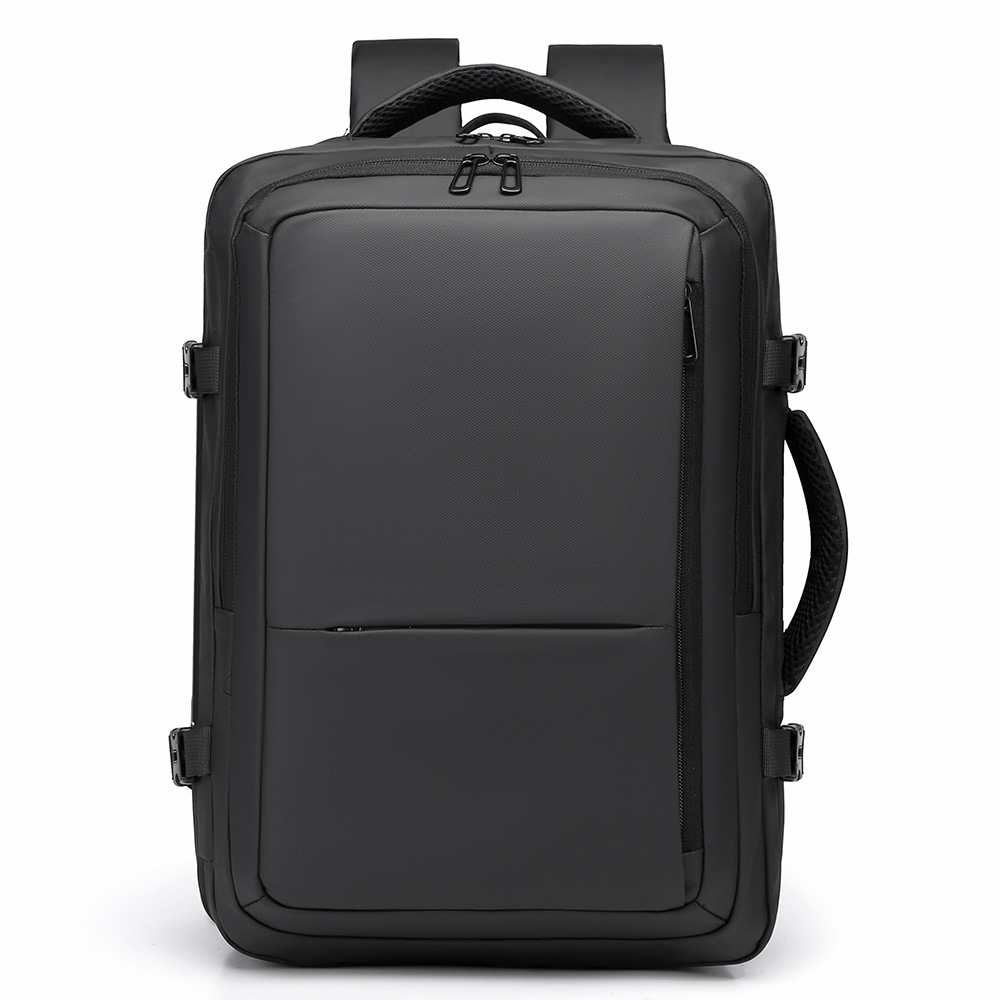 Mochila simple expandible 2025 bolsa de viaje portátil de gran capacidad bolsa de computadora de negocios de 17 pulgadas mochila de embarque