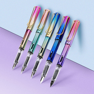 Primary School Students in Grades 3-6 Have a Pen Set for Beginners to Practice Calligraphy with Pens That Can Be Replaced with Ink Bags and Ink for Dual Use