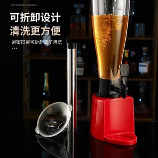 Factory 2.5L Plastic Wine Gun Juice Machine Beer Wine Set Wine Tower Wine Dispenser Bar Ktv Supplies Household Wholesale