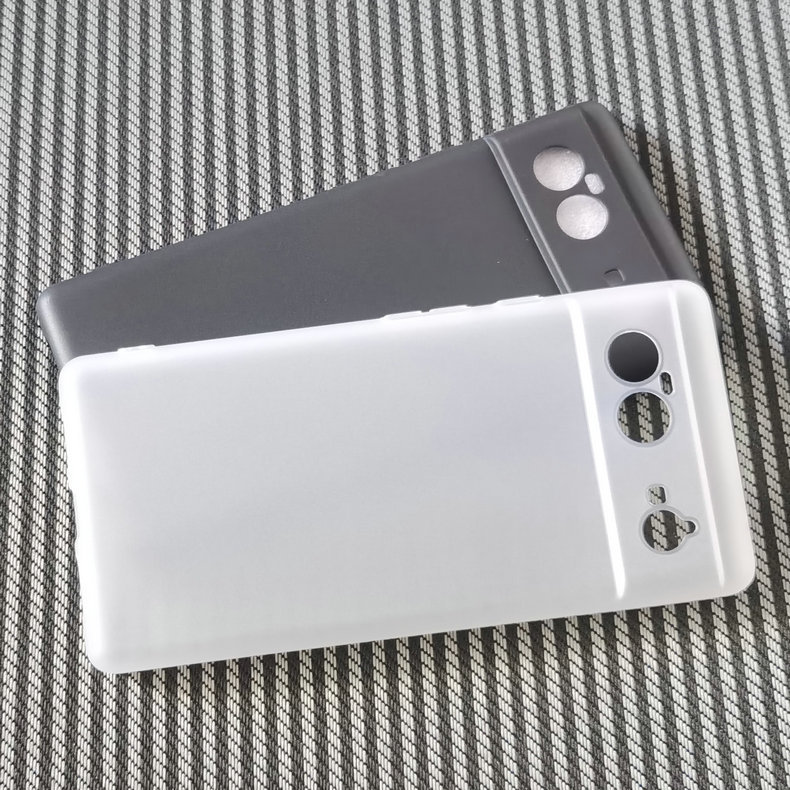 Google, compatible phone case, transparent silicone matte protective case