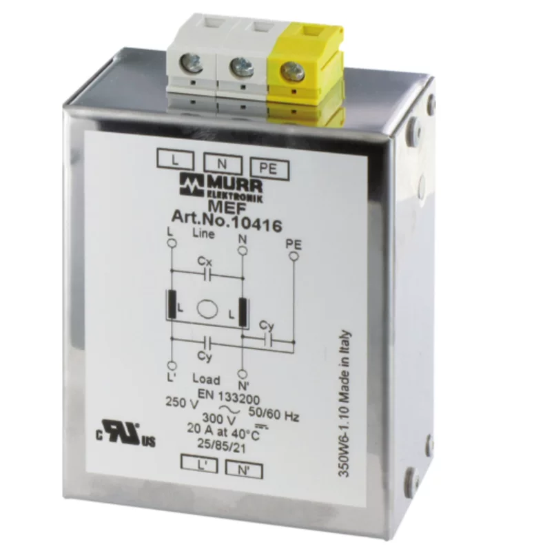 Germany MURR ELEKTRONIK MURR Electronic EMC Filter 10539 Electronic Components in Cabinet