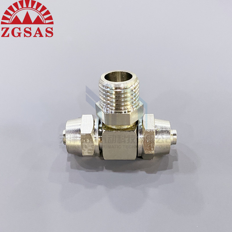 ZGSAS山耐斯 三通快拧接头BPB4/6/8/10/12-01/02/03/04
