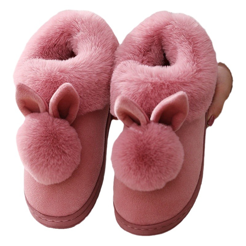 Zapatillas de algodón Cixi para mujer, otoño e invierno, muebles para el hogar, suela gruesa, felpa, zapatos para el hogar, ropa exterior, parejas, hombres cálidos, invierno