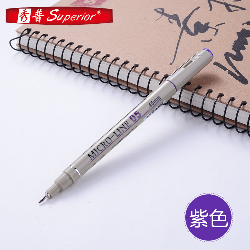 Especial transfronterizo para xiupu 12-color aguja pluma diseño dibujo gancho pluma anime dibujo pluma a base de agua 807c