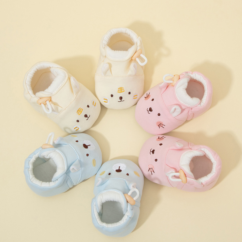 Spring and Autumn Baby Shoes for 0-1 Year Old Newborns, Boys and Girls, Non-Slip Soft Sole Pre-Walking Shoes
