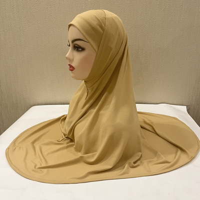 High-density tencel ramie render cap and sets out a two-piece turban hat Hijab