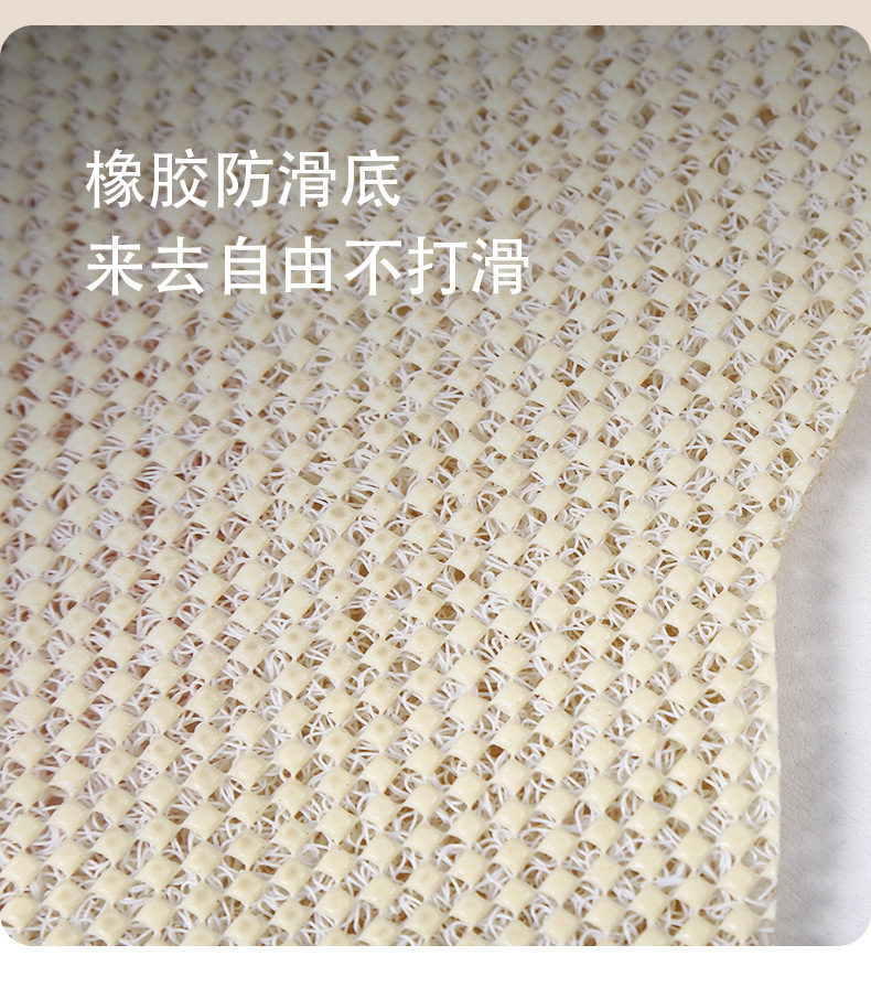 Silk Circle Bathroom Anti-Slip Mat Shower Room Toilet Floor Mat Hollow Drain Mat Children's Bath Anti-drop Foot Mat
