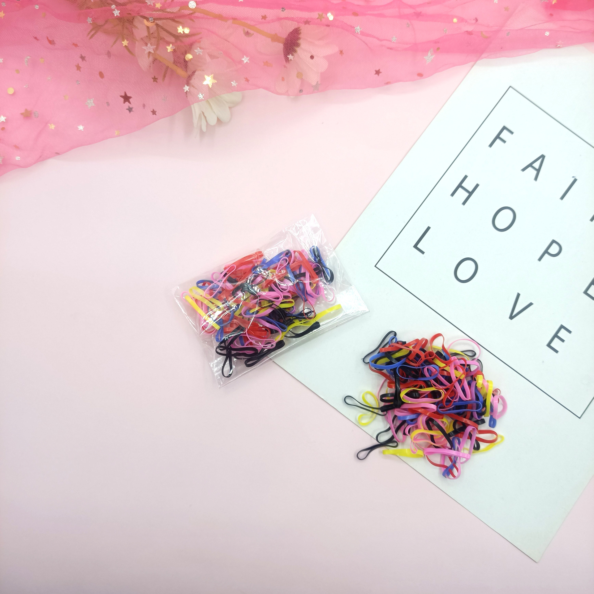 실리콘 고무 밴드 색상 100 루트