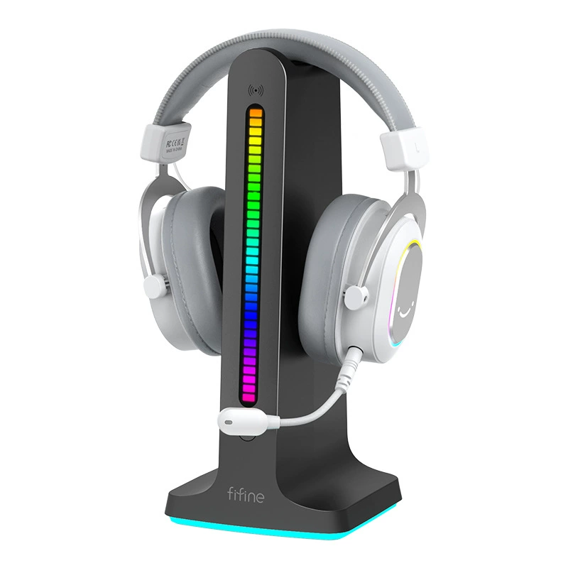 Гарнитура для игр с проводом Fifine H6, виртуальный 7.1 Surround, RGB-подсветка, проводная