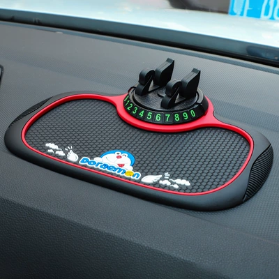 Anti-slip mat – and Personalized Multifunctional Wear-Resistant Car - upgraded-version-blue-cat-model-with-number-bracket-set