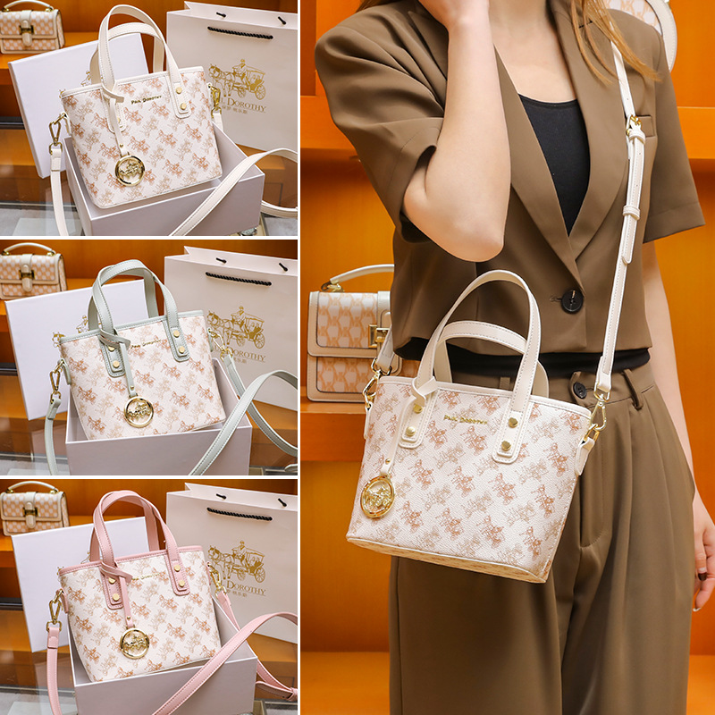 2023 New Hot Selling Bag Women's Mini Tote Bag One Shoulder Crossbody Bag Large Capacity Fashion Bucket Handbag_voghion.com