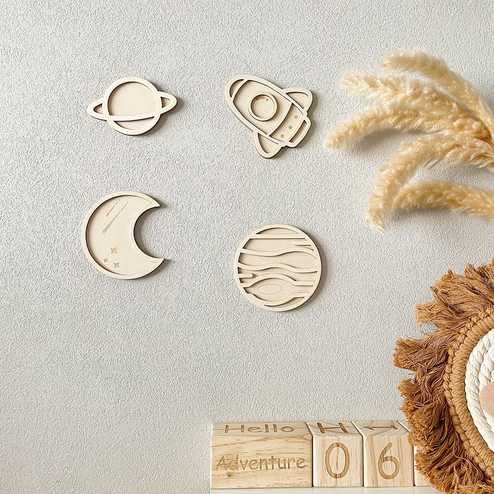 Ins decoración de pared de la habitación de los niños de estilo nórdico cosmos cielo estrellado diseño de la habitación temática pegatinas de pared decoración del hogar decoración de la pared